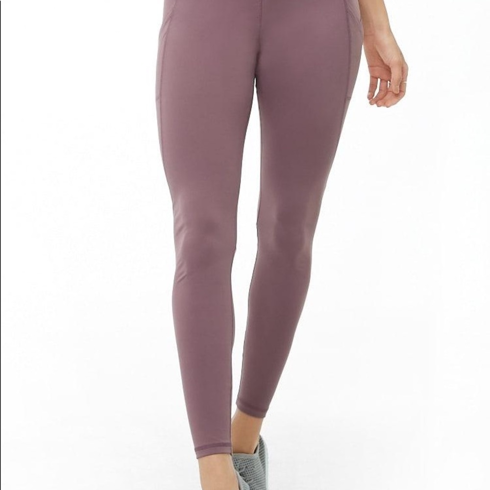 Purple Amethyst Active Leggings w/ Side Pockets M